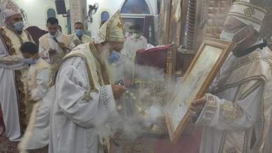 Photo of العذراء مريم بالسويس تشهد قداس عيد القيامة المجيد