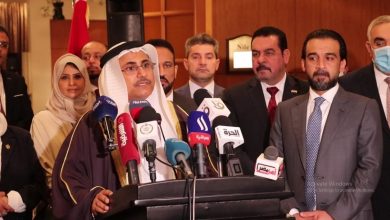 Photo of ” البرلمان العربي ” يؤكد علي تضامنه لدعم سيادة الدولة العراقية على كامل أراضيها