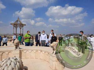 وزير السياحه يزور قلعة صلاح الدين الأيوبي