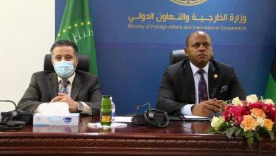 Photo of وزارة الخارجية الليبية تشارك في الاجتماع الافتراضي الذي خصصه مجلس السلم والأمن الأفريقي
