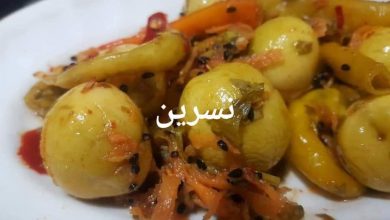 Photo of إسم الوصفة الزيتون التفاحي بالجزر والكرفس وعصير الليمون