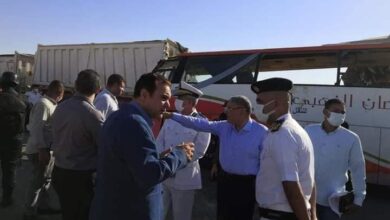 Photo of عاجل / وفاة 22 شخص وإصابة 33 فى حادث تصادم بالطريق الصحراوي