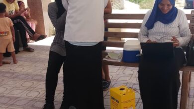 Photo of مكين تنفيذ حملة التطعيم للمصطافين الزائرين بمصيف  جمصة السياحي