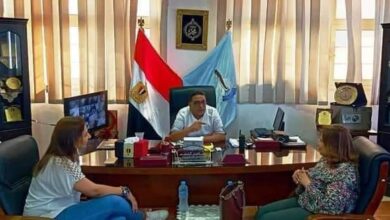 Photo of حامد رئيس مجلس مدينة غارب يستقبل نائب رئيس المجلس القومي للمرآة بالبحر الأحمر.