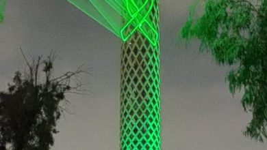Photo of انارة برج القاهرة وجميع مستشفيات الامانة للصحة النفسية