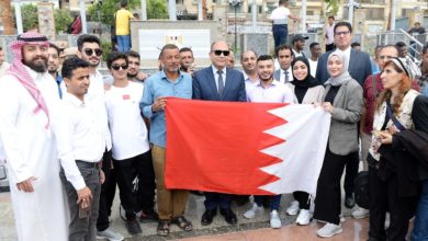 Photo of جامعة المنصورة تفتتح ساحة الشعوب تمثل 51 جنسية للطلاب الوافدين الدارسين بها