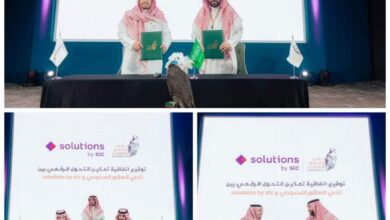 Photo of نادي الصقور السعودي و(solutions by stc) يوقعان اتفاقية لتمكين التحول الرقمي