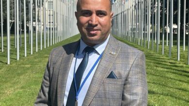 Photo of أعتماد أحمد غازي ممثل دائم في الأمم المتحدة عن المركز العربي الأوروبي