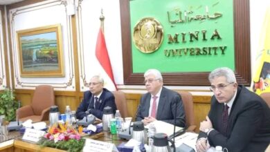 Photo of المجلس الأعلى للجامعات يستهل جلسته من جامعة المنيا بتقديم التهنئة للرئيس السيسى لفوزه بفترة رئاسية جديدة