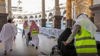 Photo of خدمات تطوعية بالمسجد الحرام لخدمة ضيوف الرحمن