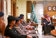 Photo of محافظ جدة يستقبل عدداً من قيادات القطاعات العسكرية بالمحافظة المهنئين بعيد الفطر